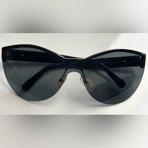 Versace Rimless Cat Eye Sunglasses MOD2144